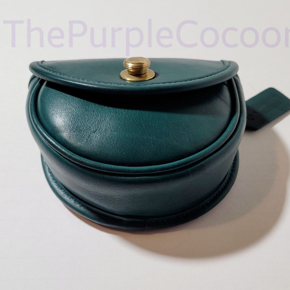 SOLD!!! Mint- Jade, Vintage Unisex Coach Mini Belt Bag #9826 - Picture 5 of 10